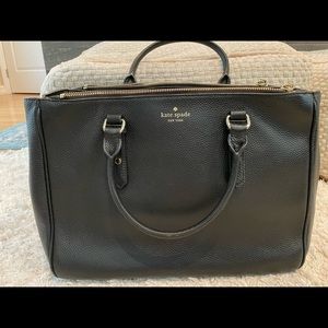 Kate Spade Leighann handbag in pepple leather - CROSSBODY STRAP NOT INCLUDED!